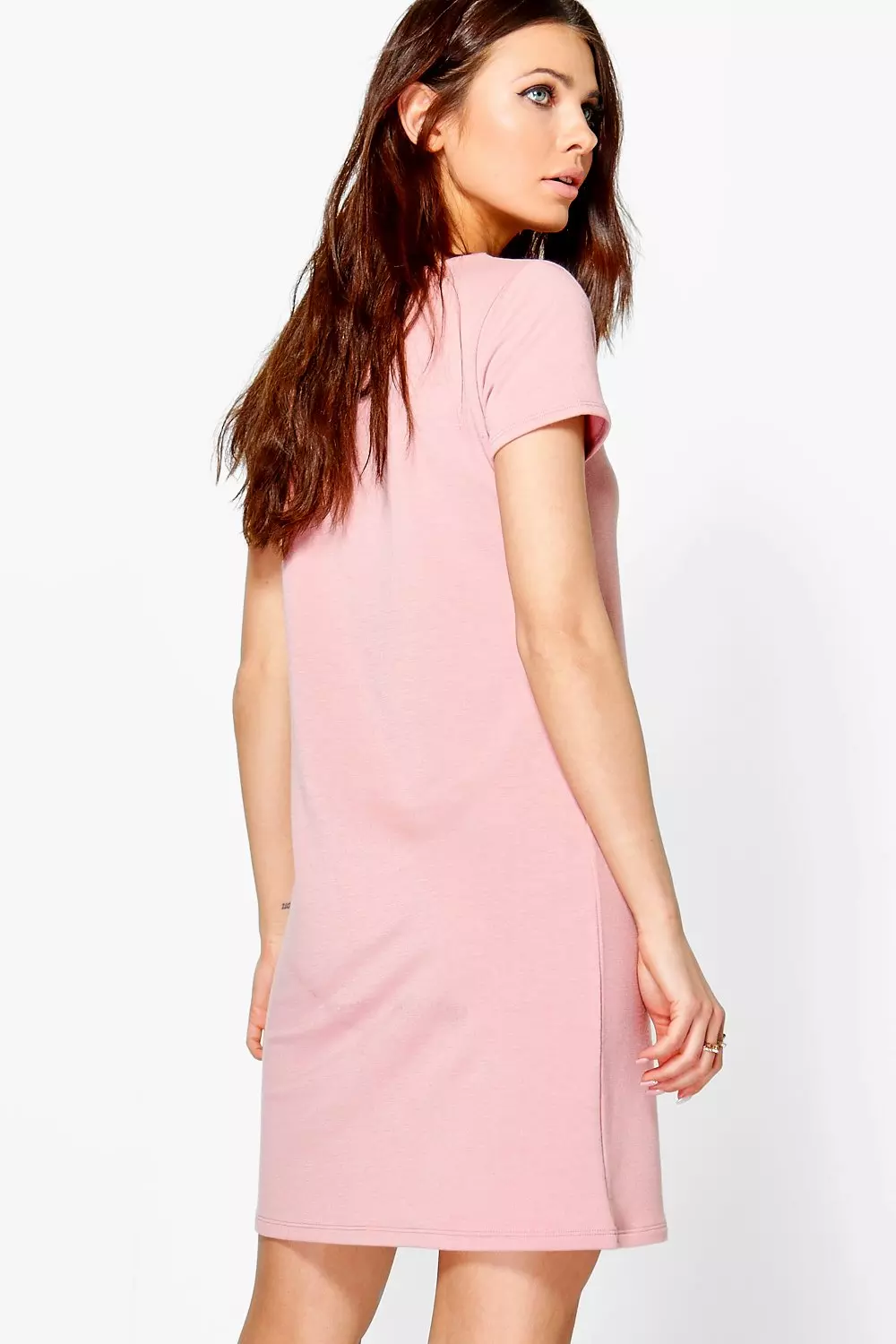 Dusky pink 2025 shift dress